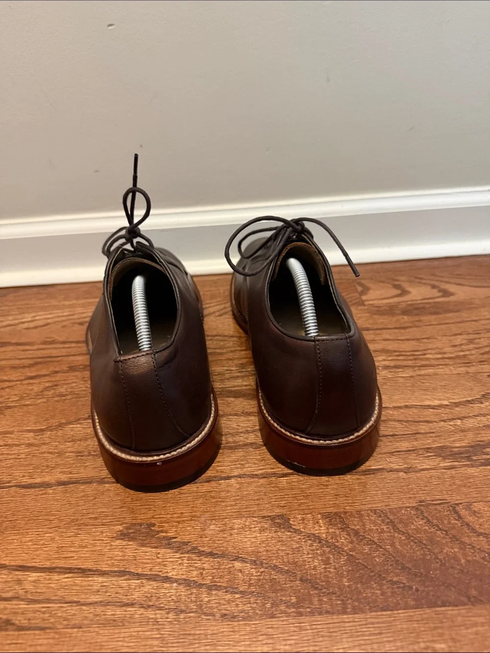 Banana Republic Ortholite Dark Brown Genuine Italian Leather Upper Oxfords